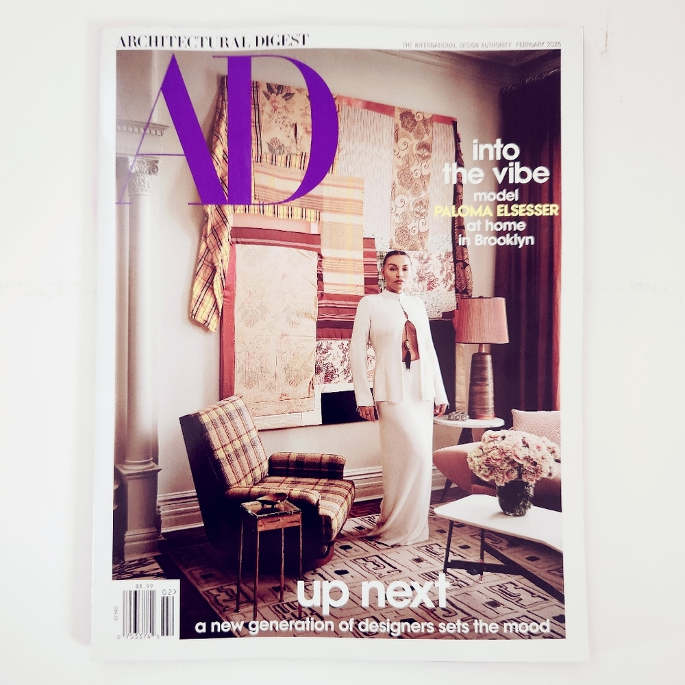 🍭7/$15 Architectural Digest Magazine February 2025 Into The Vibe